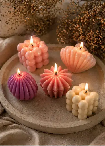 [Dar Maalma 38] Bougie “Aura Botanique” – Soin de massage aux cires biologiques et essences aromatique
